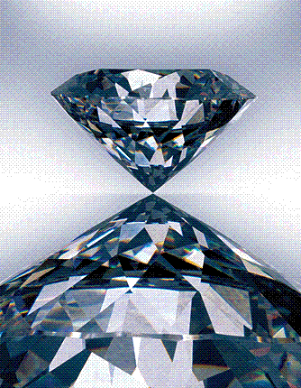 در زمانی که نورها از درون الماس به سطح آن می‌رسند چنانچه درون زاویه حد قرار بگیرند قادر به خروج از الماس نبوده و به درون آن ...