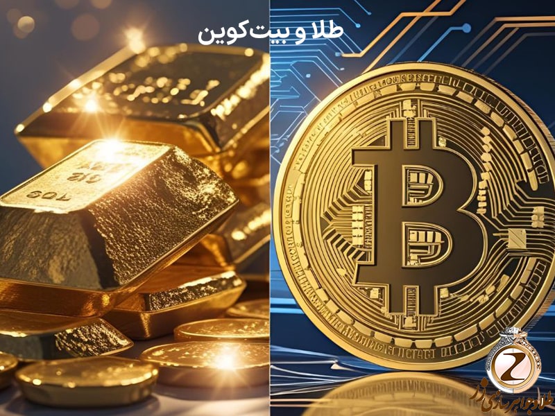 تعریف طلا و بیت کوین