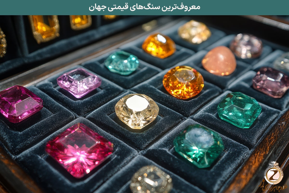 معروف‌ترین سنگ‌های قیمتی جهان: تاریخ، ویژگی‌ها و ارزش هر گوهر - سایت نیوز زر