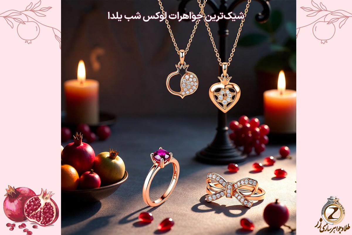 شیک‌ترین جواهرات لوکس شب یلدا: ۶ مدل یلدایی برای خرید طلا در این شب خاص - نیوز زر