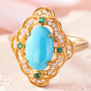 انگشتر فیروزه نشانه چیست؟ نماد قدرت، شفا و موفقیت همیشه در دستان شما